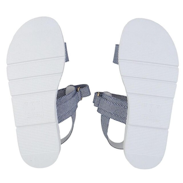 Papete Feminino Bebecê Branco e Azul - T2210