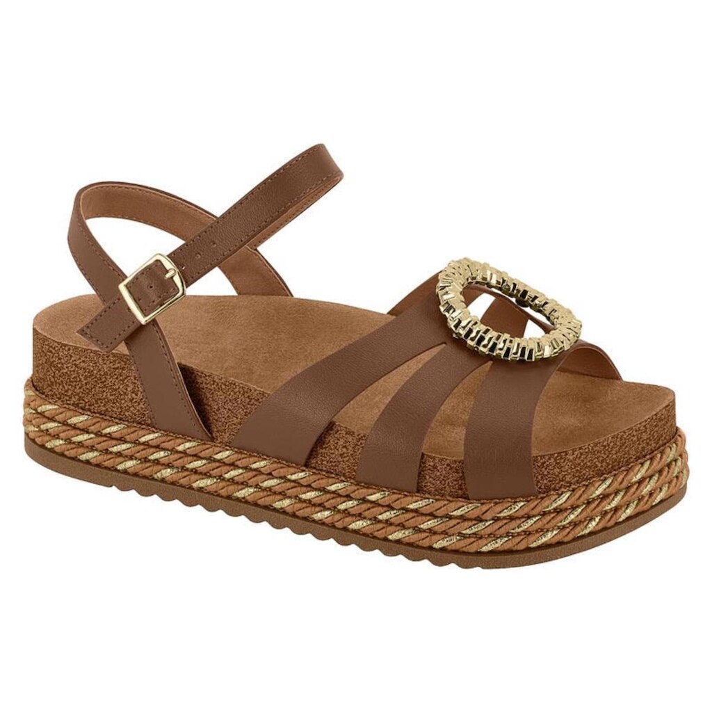 Papete Flatform Beira Rio 8546.217 Marrom