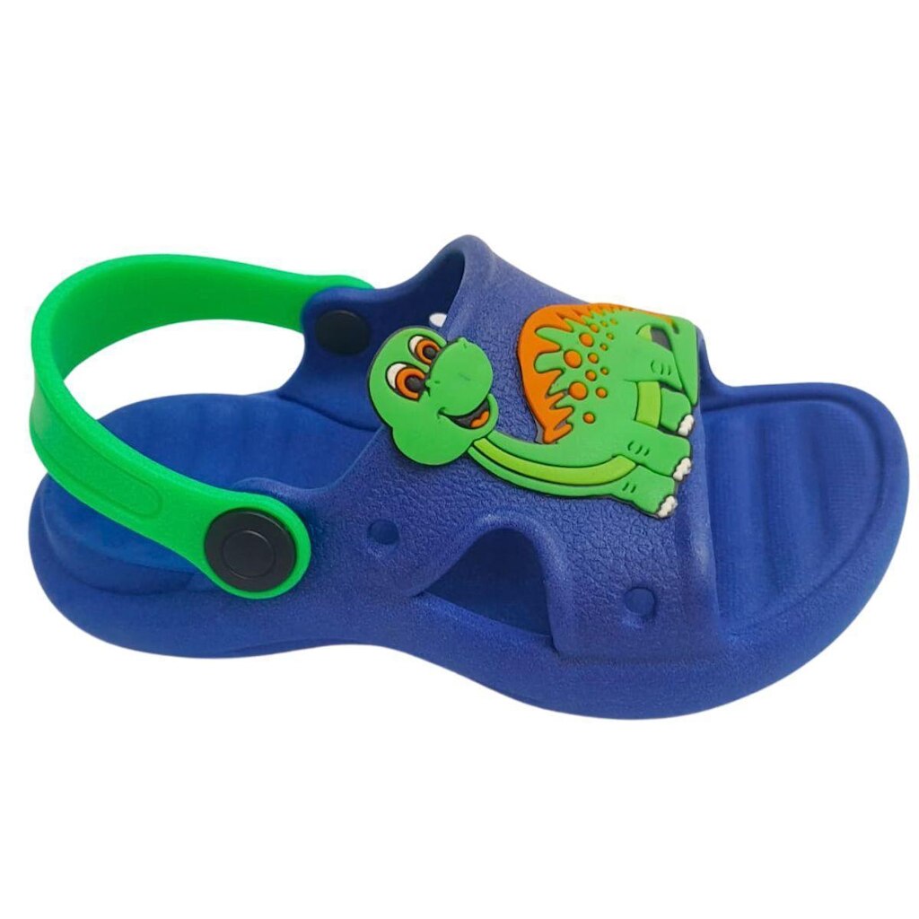 Papete Sandália Infantil Masculino Chinelo Dinossauro Menino Presente Aniversário Escolar