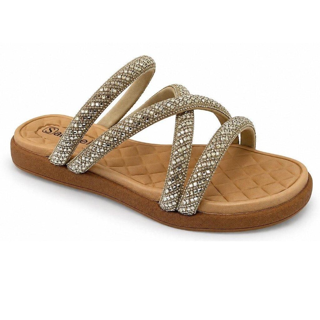 Papete Santinelli Casual Feminina - Dourado
