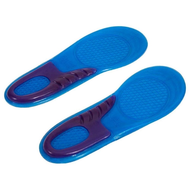 PAR DE PALMILHAS DE GEL SILICONE ORTOPÉDICA RESPIRÁVEL