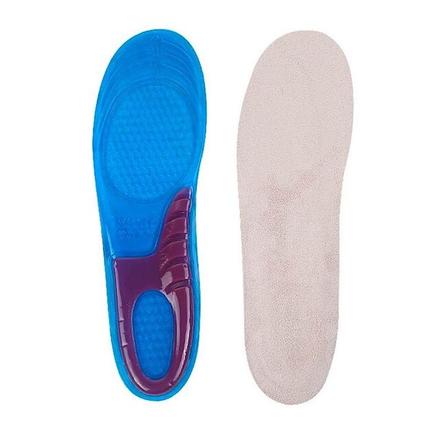 PAR DE PALMILHAS DE GEL SILICONE ORTOPÉDICA RESPIRÁVEL