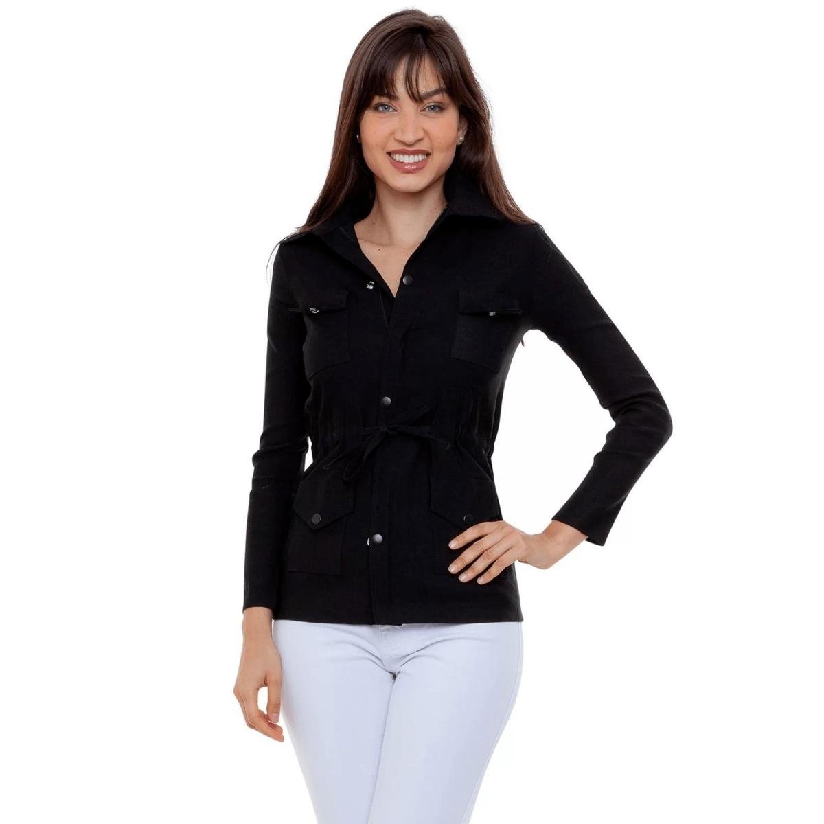 Parka Bengaline Orion Premium Feminino - Preto Menor preço em Parka Bengaline Orion Premium Feminino - Preto