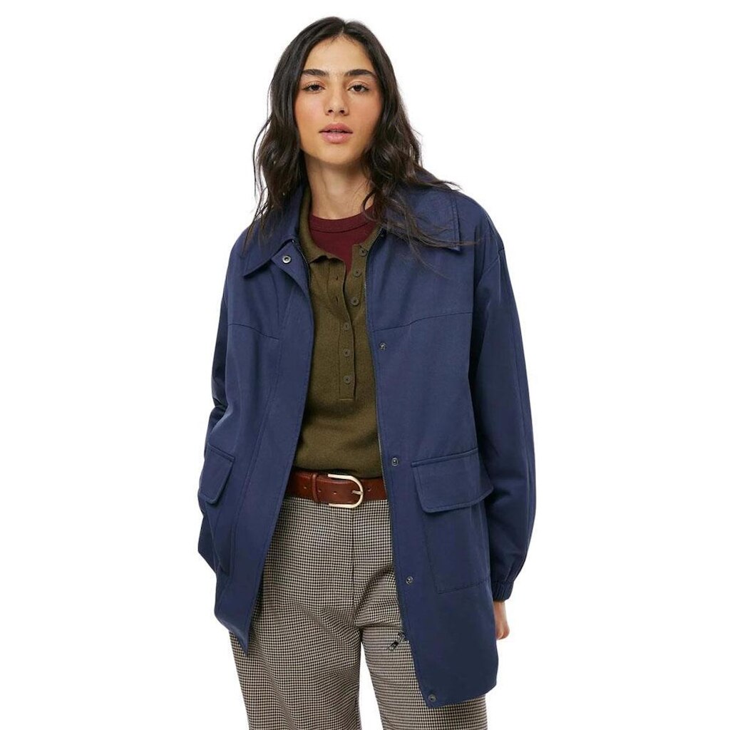 Parka Hering Feminina Bolsos Cargo