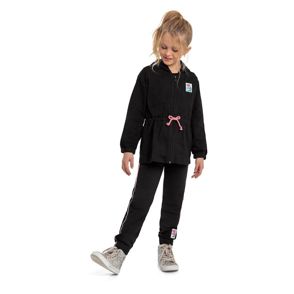 Parka Infantil em Sarja para Menina Quimby