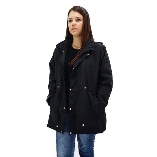 Parka Jaqueta Butu Biru Extra Grande Plus Size Feminino