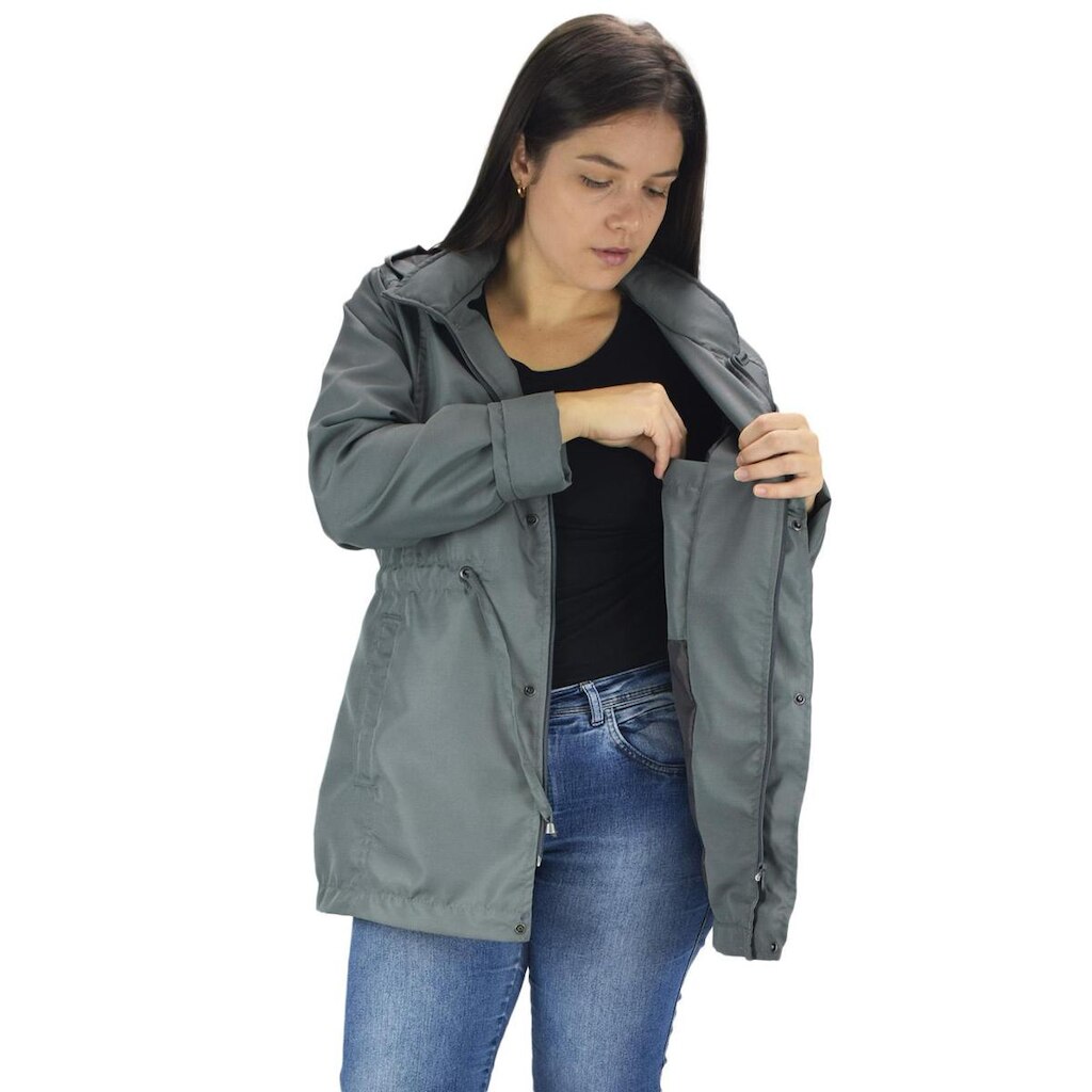 Parka Jaqueta Comprida longa Inverno Impermeável Plus Size