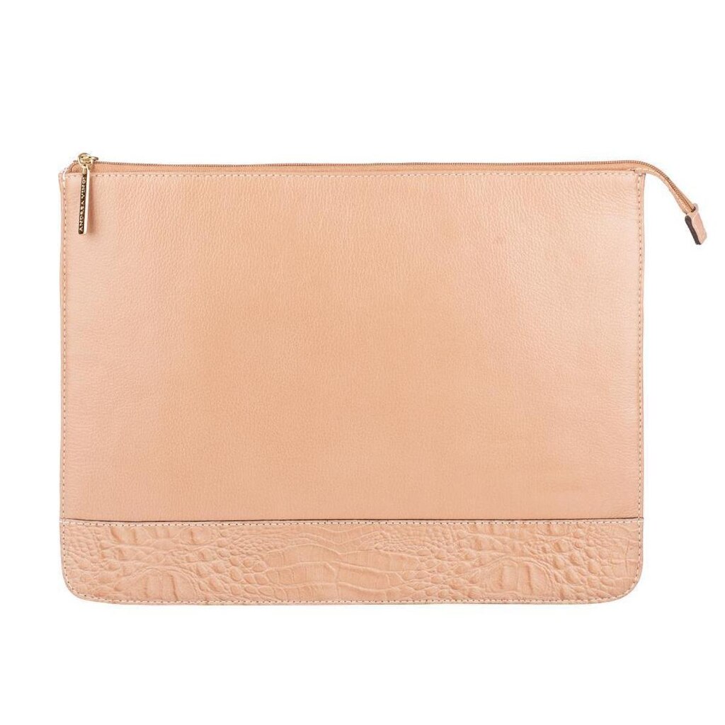 Pasta envelope de couro feminina Bruna
