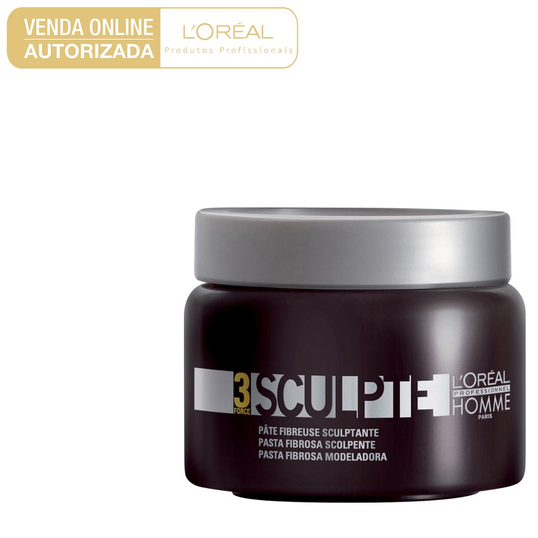 Pasta Modeladora L'Oréal Professionnel Homme Sculpte 150ml Incolor Zattini