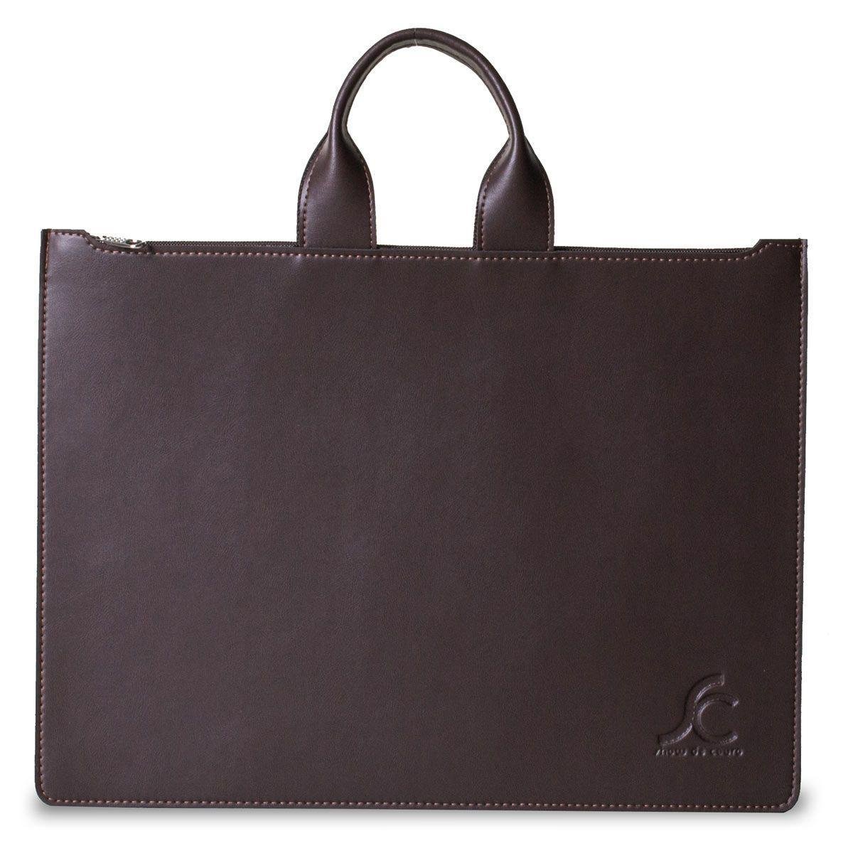 Pasta para Notebook com Alça Artlux - Marrom Menor preço em Pasta para Notebook com Alça Artlux - Marrom