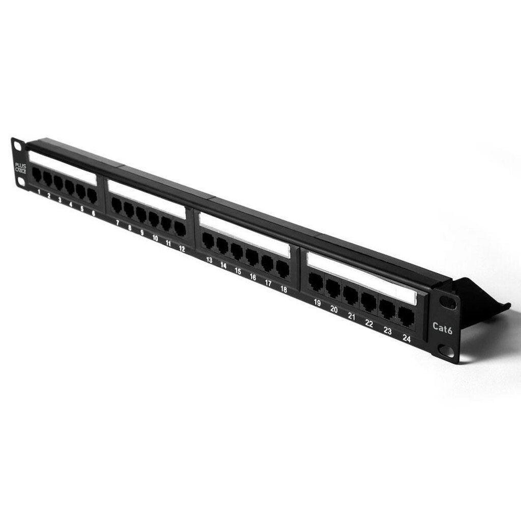 Patch Panel Plus Cable, CAT6, 24 Portas, CAT.6, - LA-P624