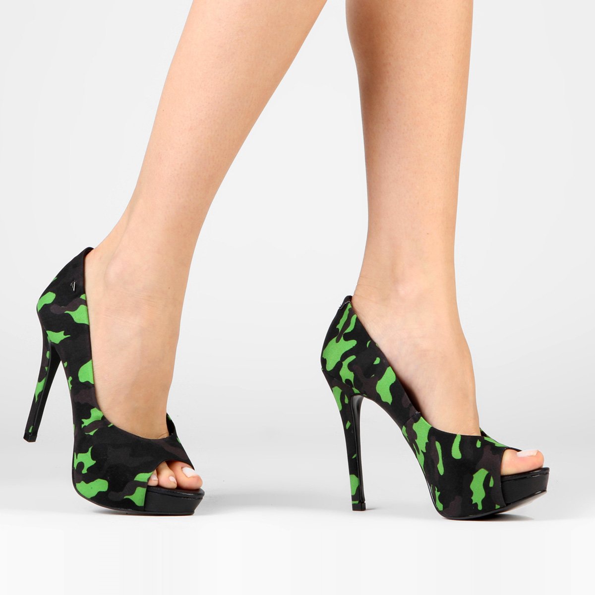 Peep Toe De Couro Ellus Fino Clássico em Promoção | Ofertas na Americanas