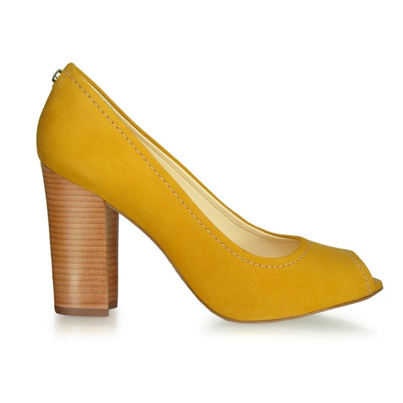 Peep Toe Jorge Bischoff - Amarelo | Zattini