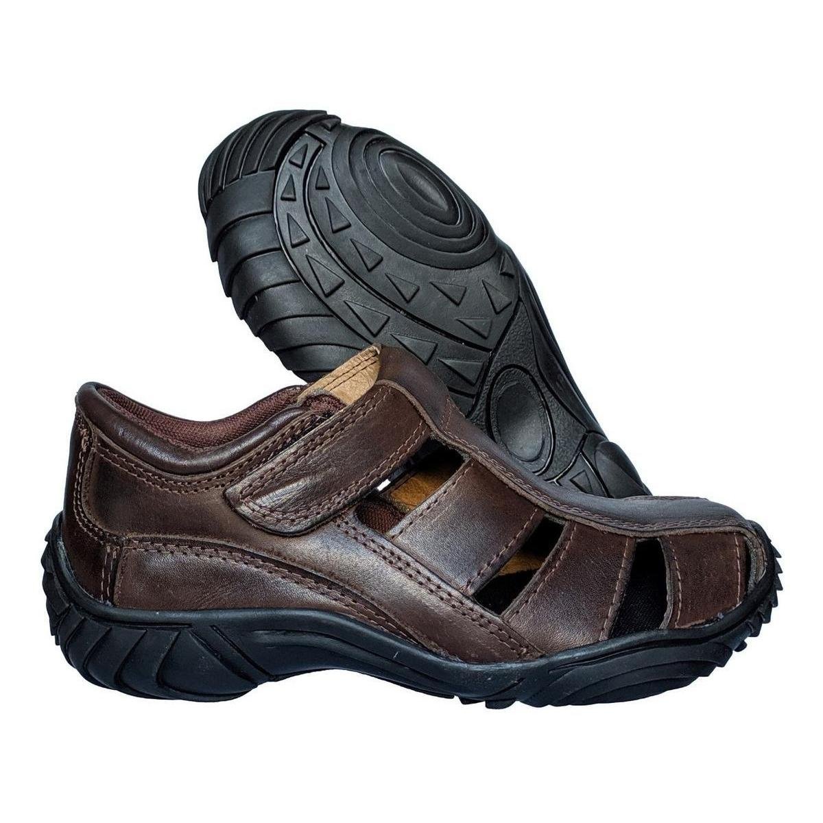 Percata Masculina Sandalia Chinelo Masculino Couro Legitimo Menor preço em Percata Masculina Sandalia Chinelo Masculino Couro Legitimo