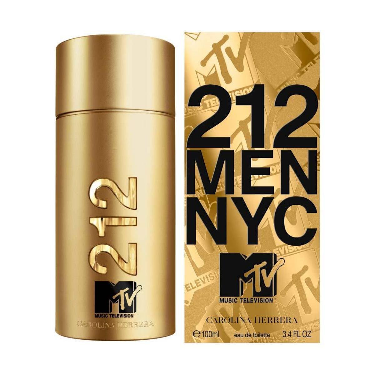 Perfume 212 Men NYC MTV Carolina Herrera Eau de Toilette Masculino