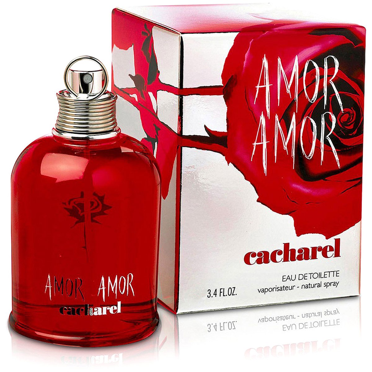 Perfume Amor Amor Feminino Cacharel Eau de Toilette 100ml Incolor