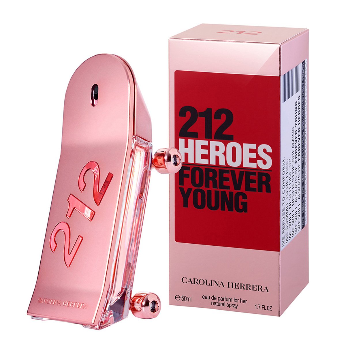 Perfume Carolina Herrera 212 Heroes Feminino For Her Eau De Parfum 50ml Menor preço em Perfume Carolina Herrera 212 Heroes Feminino For Her Eau De Parfum 50ml