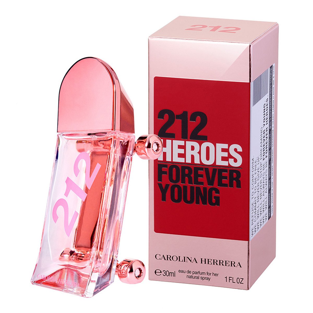 Perfume Carolina Herrera 212 Heroes For Her Feminino Eau De Parfum 30ml Menor preço em Perfume Carolina Herrera 212 Heroes For Her Feminino Eau De Parfum 30ml