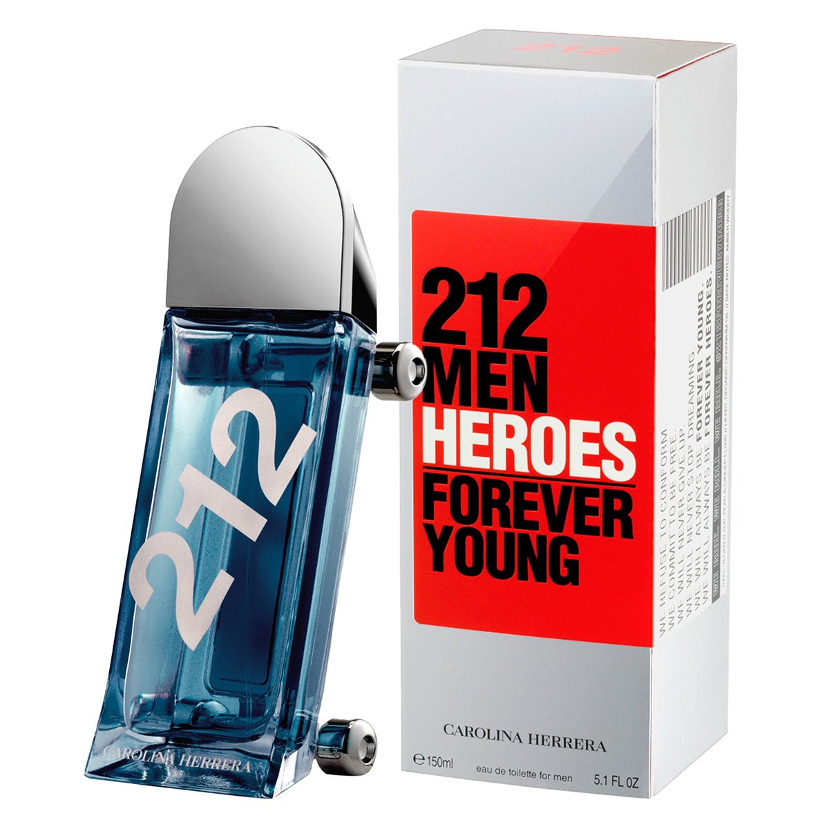 Perfume Carolina Herrera 212 Heroes Masculino Eau De Toilette Masculino 150ml Menor preço em Perfume Carolina Herrera 212 Heroes Masculino Eau De Toilette Masculino 150ml