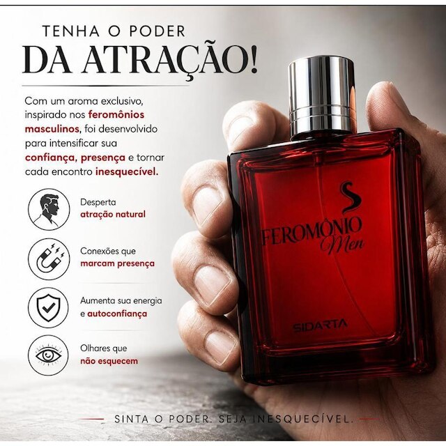Perfume Feromônio Men Sidarta Original
