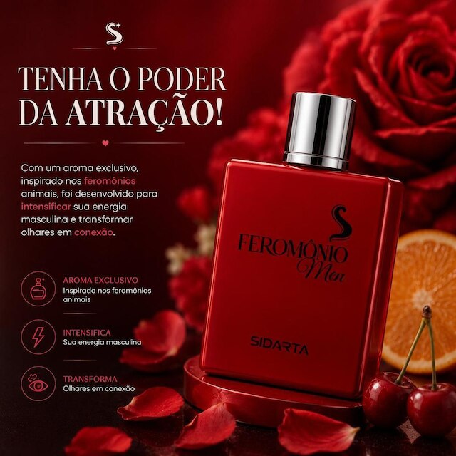 Perfume Feromônio Men Sidarta Original