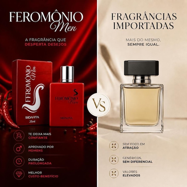 Perfume Feromônio Men Sidarta Original