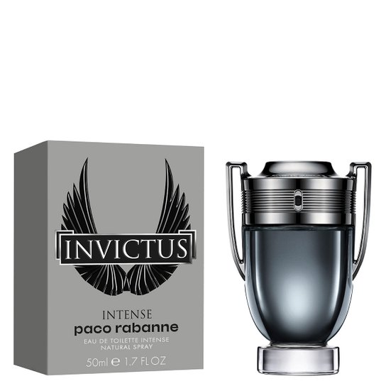 Perfume Masculino Invictus Intense Paco Rabanne Eau de Toilette 50ml - Incolor