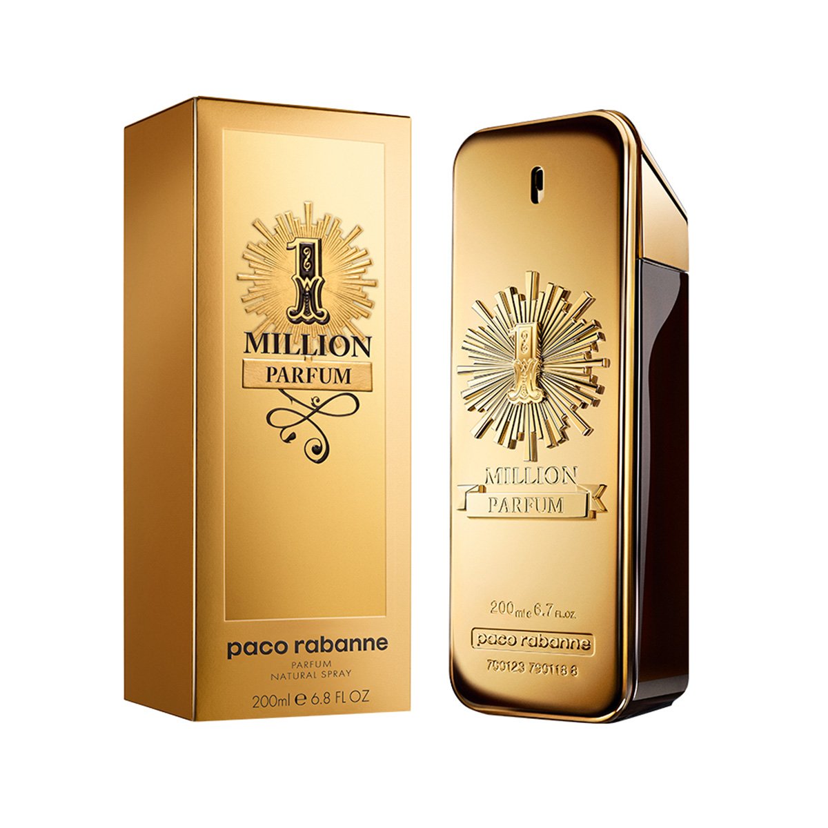 Perfume Paco Rabanne 1 Million Parfum Eau De Parfum Masculino 200ml Menor preço em Perfume Paco Rabanne 1 Million Parfum Eau De Parfum Masculino 200ml