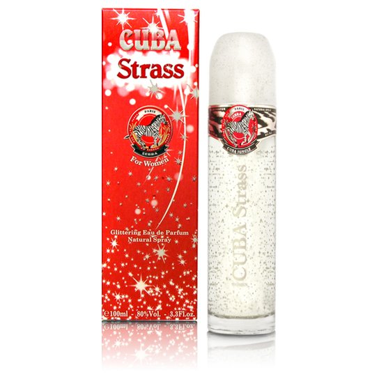 Perfume Strass Zebra Feminino Cuba EDP 100ml - Incolor