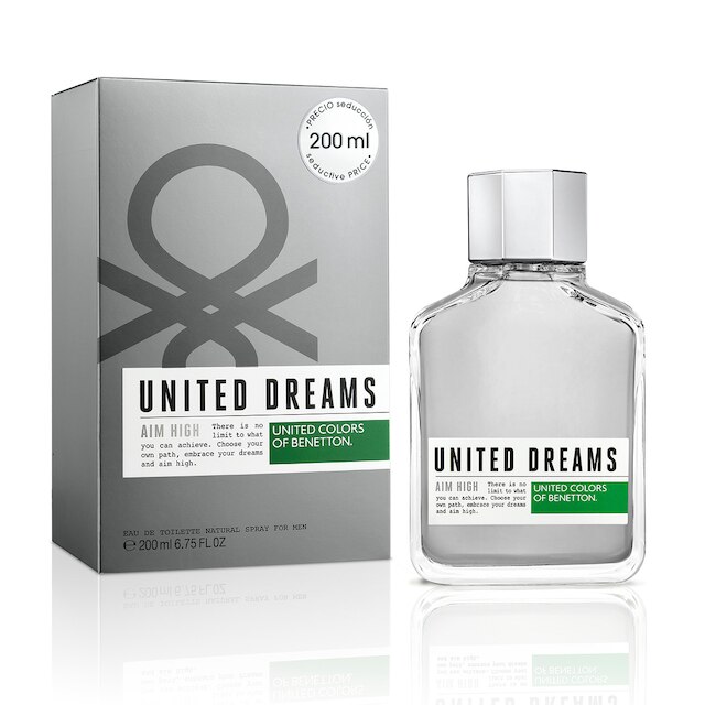 Perfume United Dreams Aim High Benetton Masculino Eau de Toilette 200ml