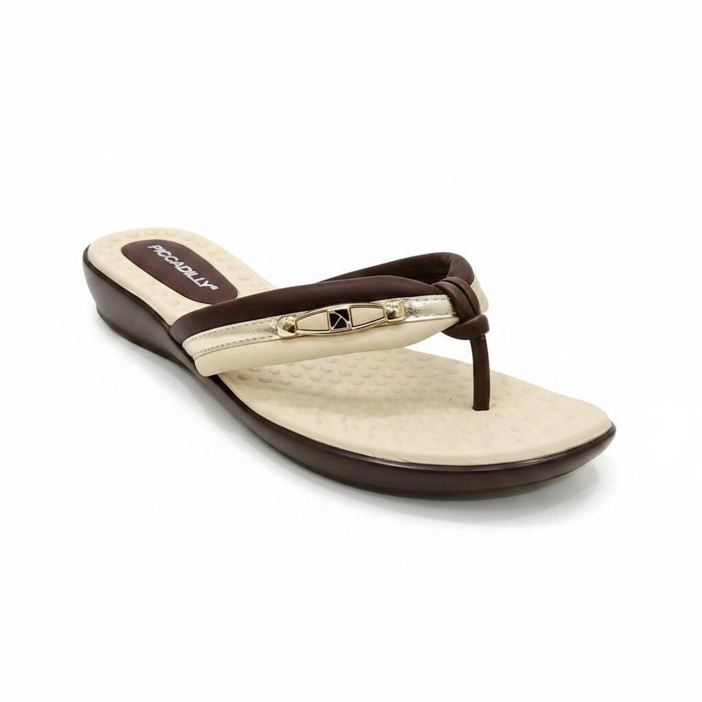 Piccadilly Tamanco Cacau Palmilha Anatômica Feminino Leve - CACAU-BRULE - 38