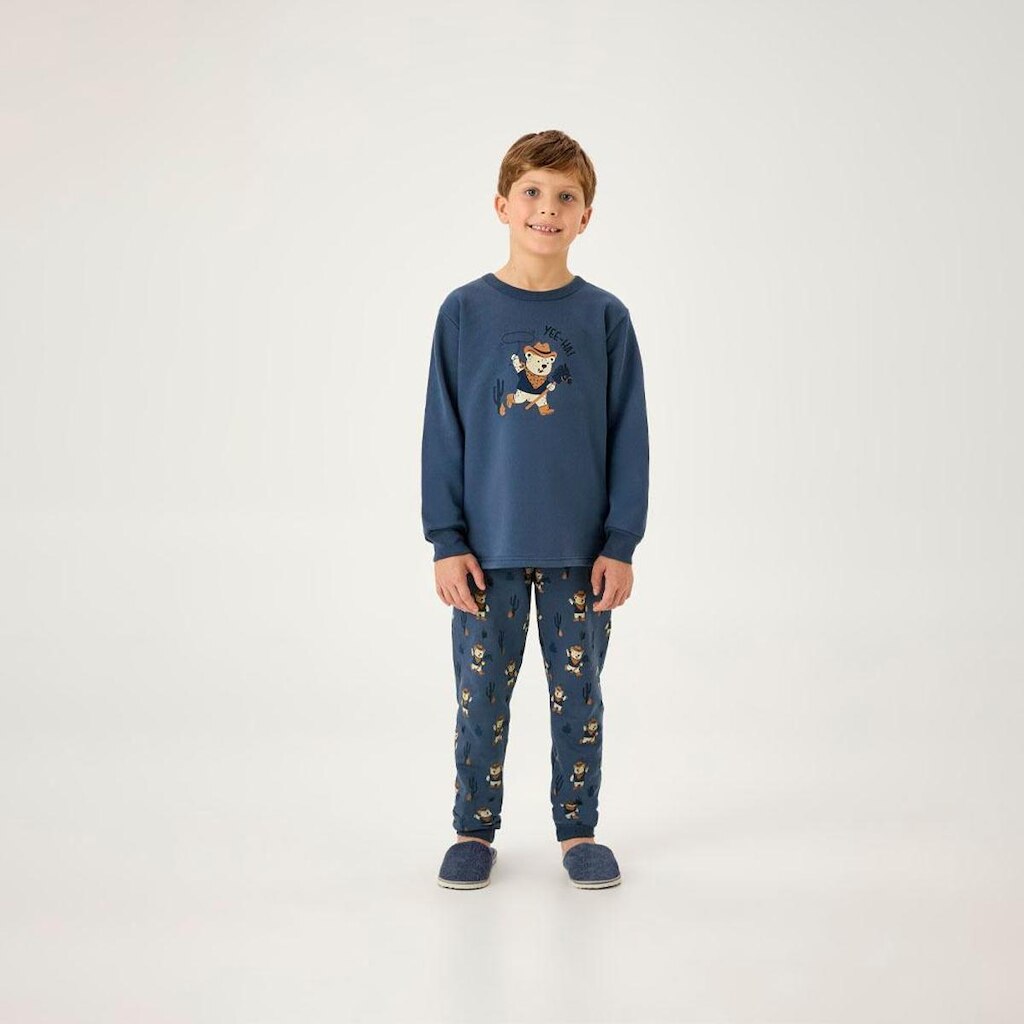 Pijama Azul Infantil Pulla Bulla Menino - 200971-1316