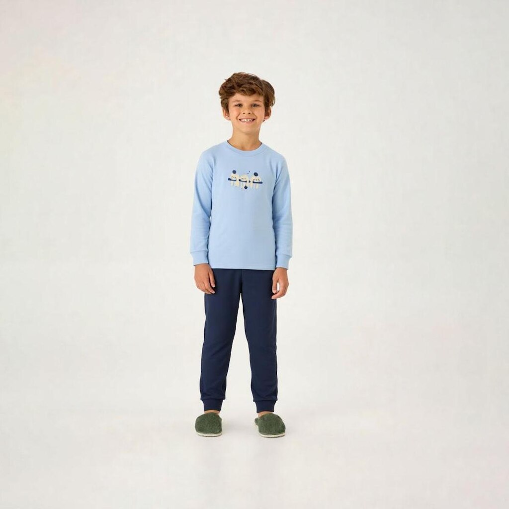 Pijama Azul Infantil Pulla Bulla Menino - 200975-904