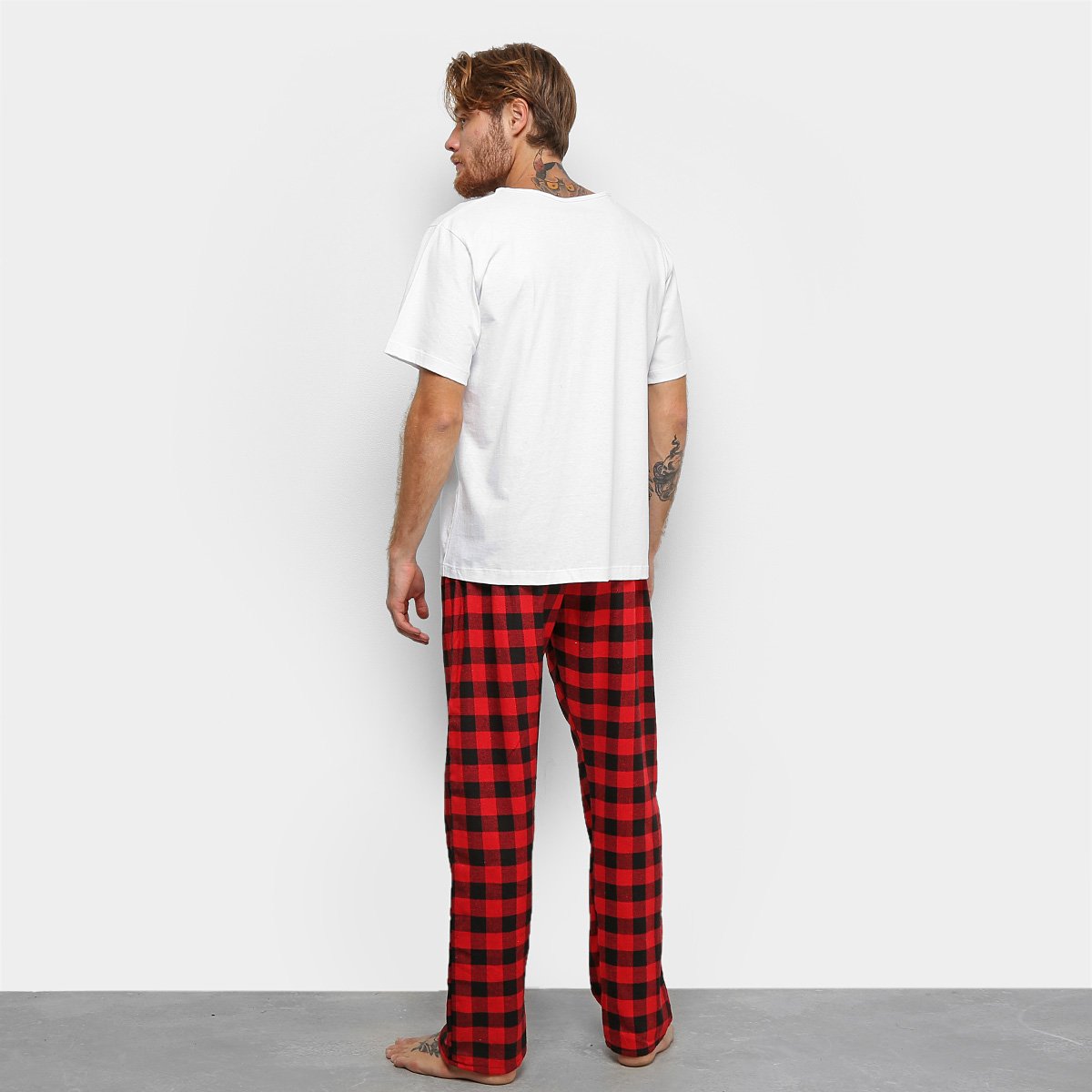 calça xadrez feminina pijama