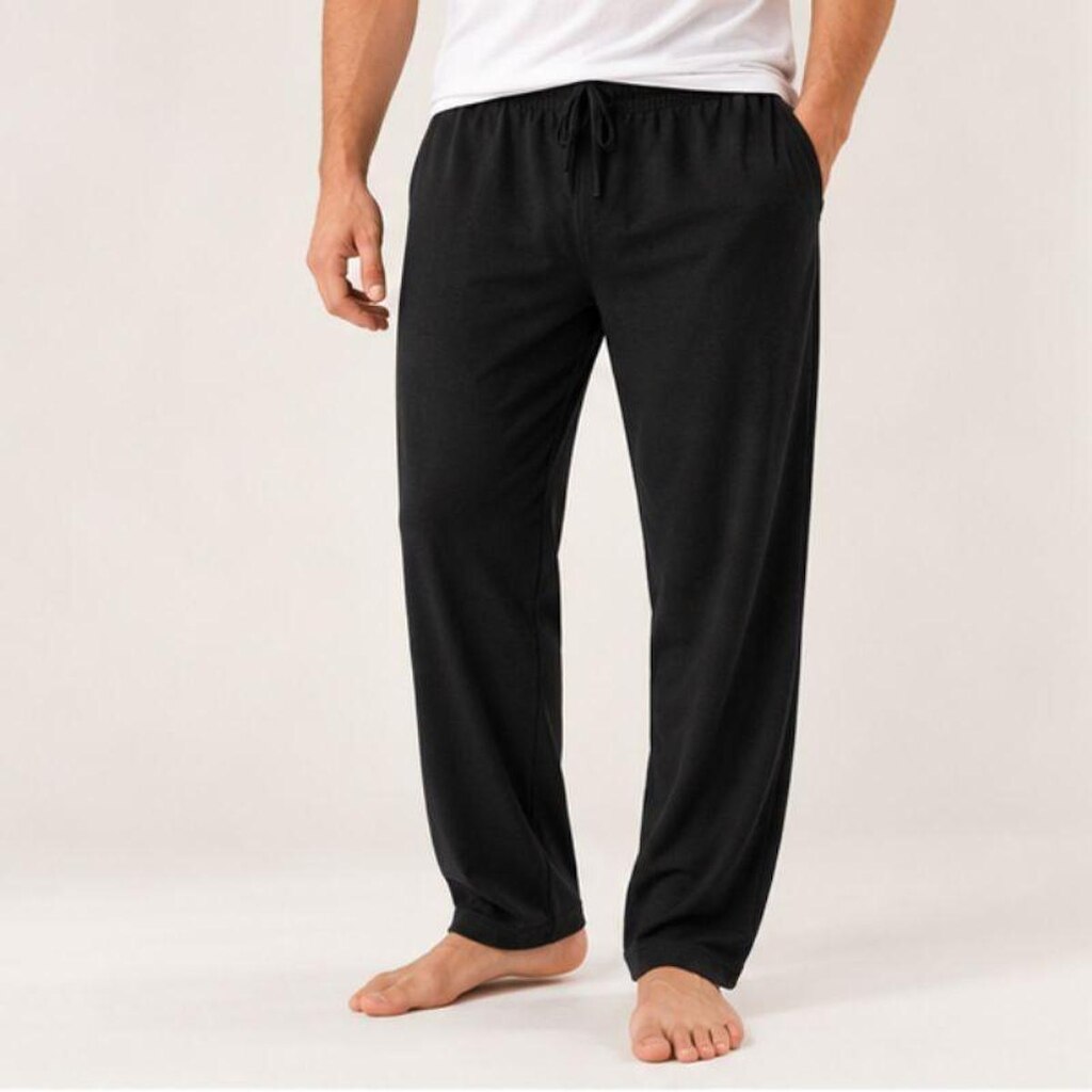 Pijama Calça Moletom Para Dormir Masculino Slim Fitness