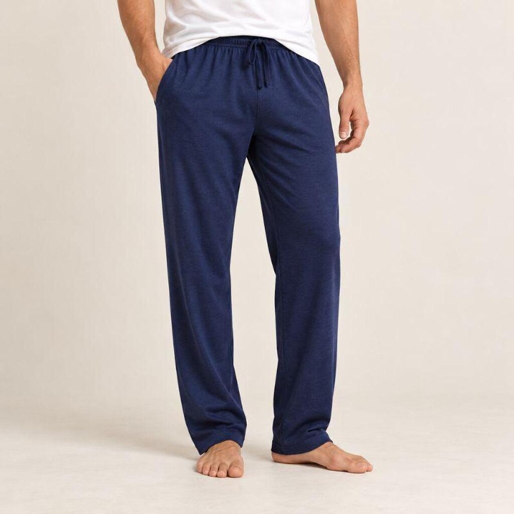 Pijama Calça Moletom Para Dormir Masculino Slim Fitness