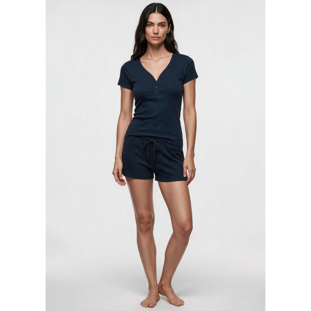 Pijama Curto Feminino Em Malha
