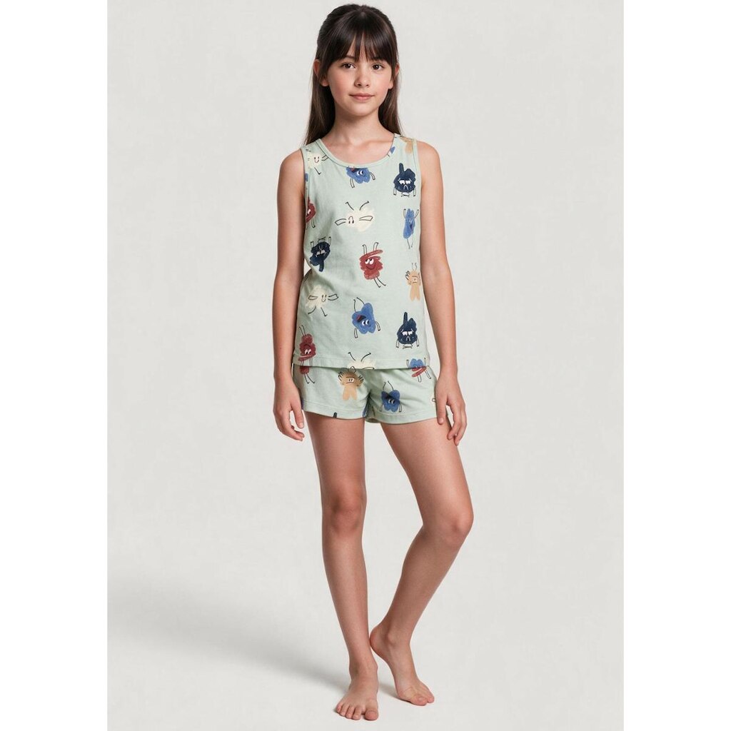 Pijama Curto Infantil Menina Estampado