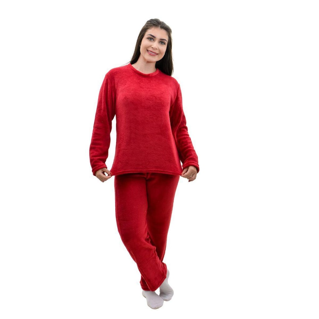 Pijama De Inverno Feminino Classic Fleece Victory