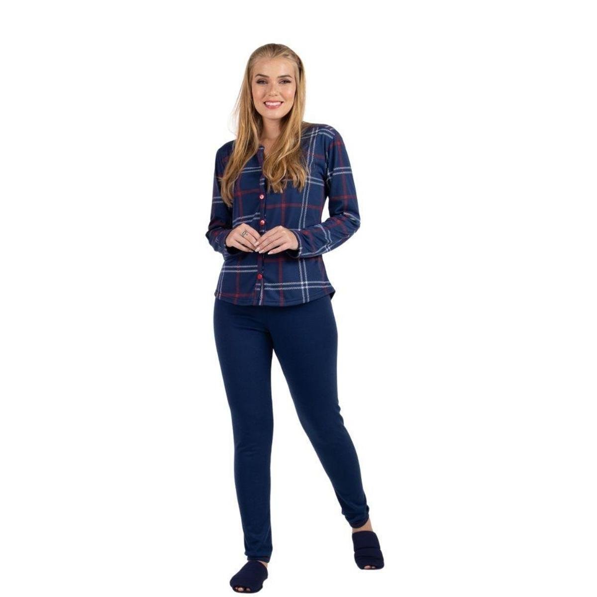 Pijama Feminino Adulto Aberto Confortável Para o Inverno Menor preço em Pijama Feminino Adulto Aberto Confortável Para o Inverno