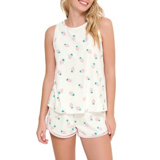 Pijama Feminino Curto Espaço Pijama 4010245