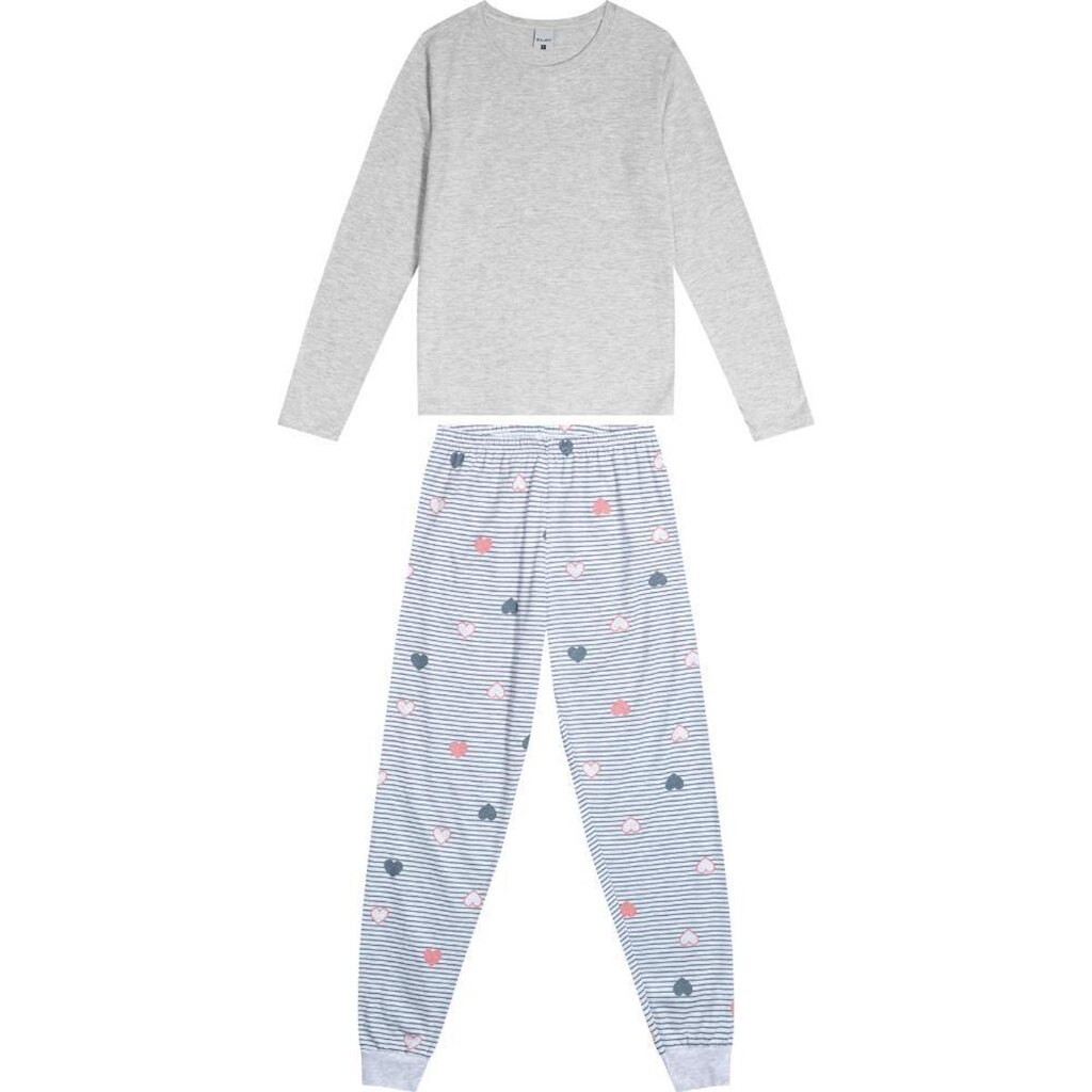 Pijama Feminino Meia Malha Manga Longa Malwee Ref. 117595
