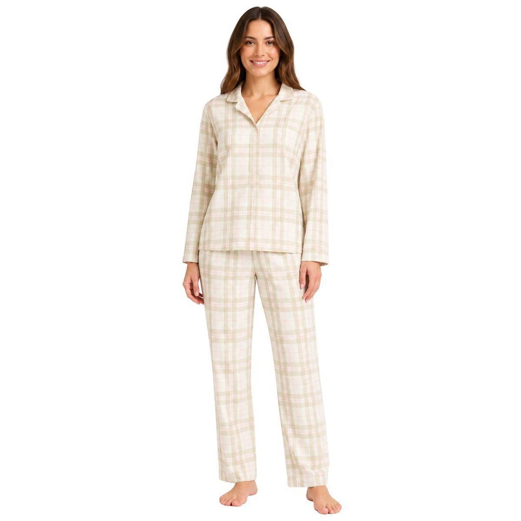 Pijama Feminino Organiky Flanela 100% Algodão
