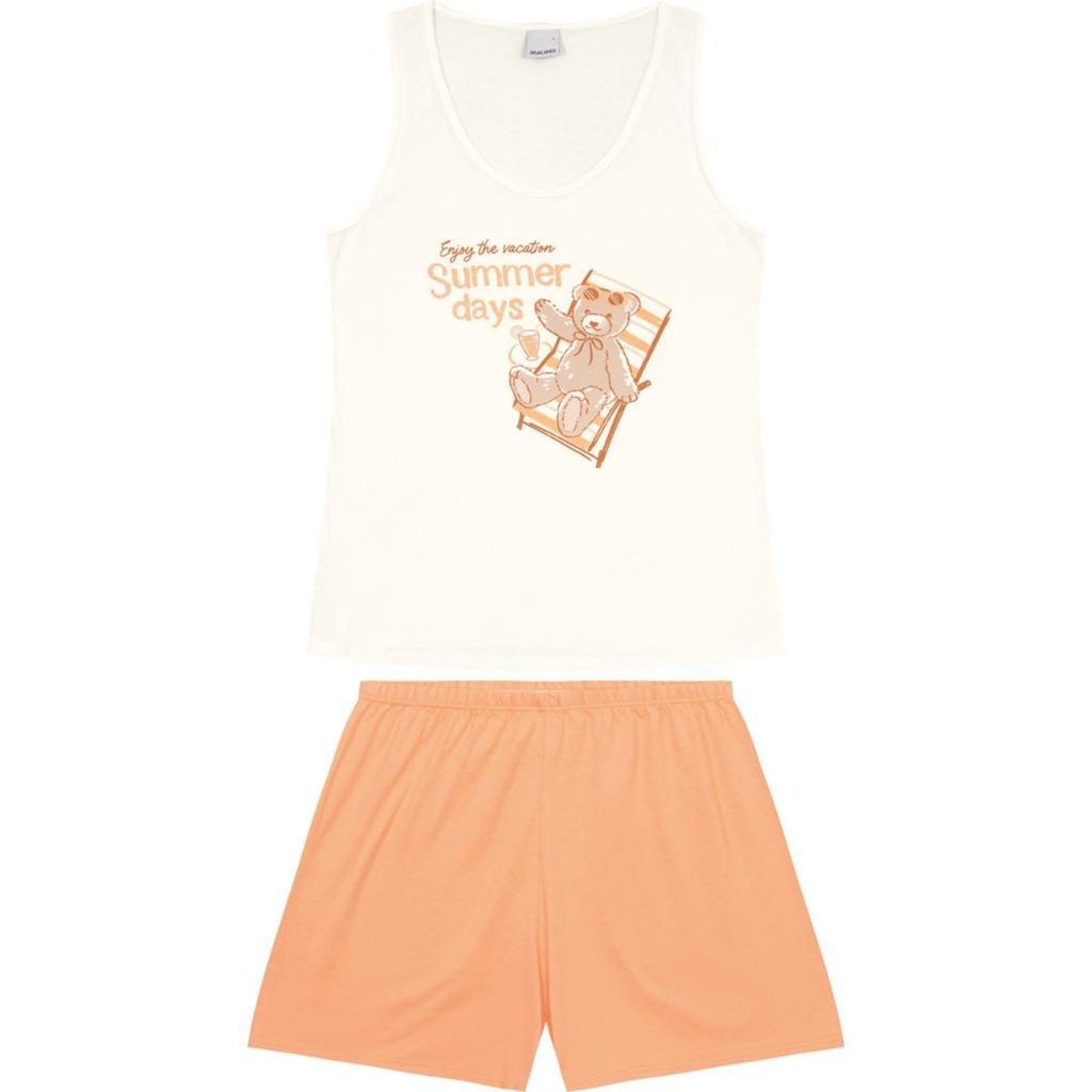 Pijama Feminino Regata Malha Malwee Ref. 122366