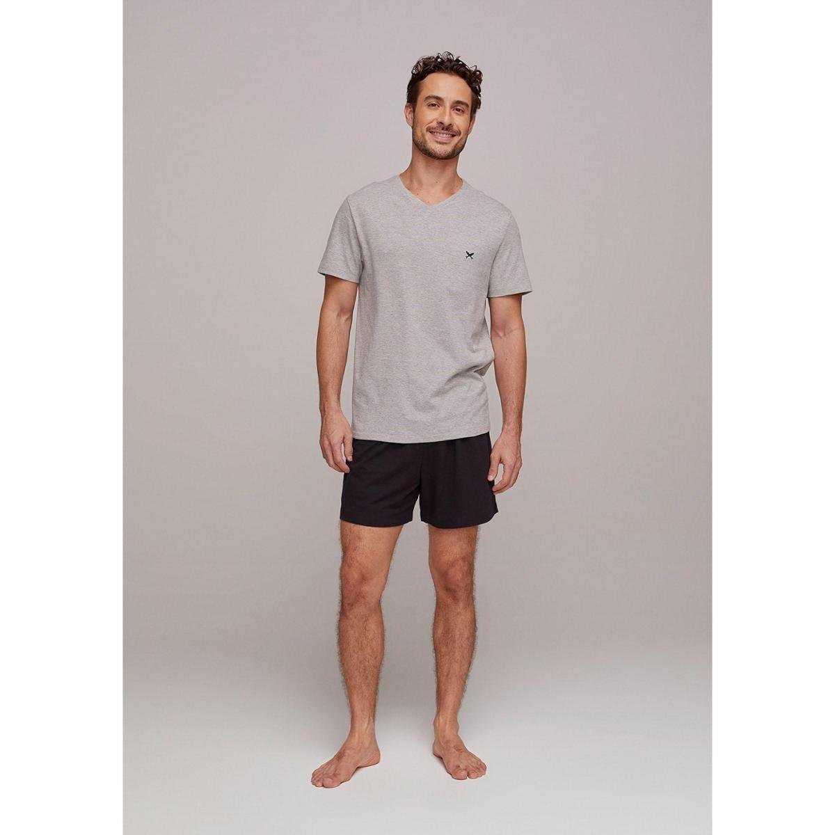 Pijama Hering Curto Em Malha Masculino Menor preço em Pijama Hering Curto Em Malha Masculino