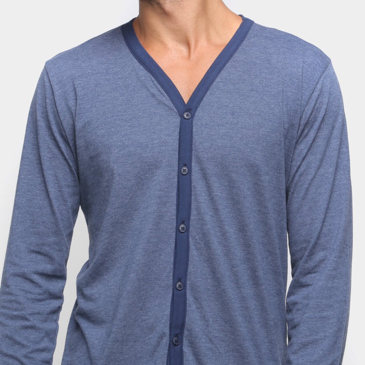 Compre Pijama Feminino Manga Longa De Veludo Verde Hering Online