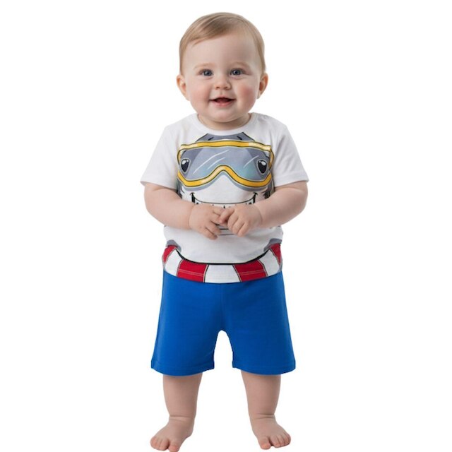 Pijama Infantil Bebê Menino Brilha no Escuro Kyly