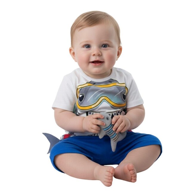 Pijama Infantil Bebê Menino Brilha no Escuro Kyly