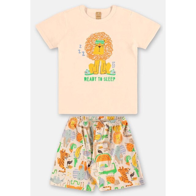 Pijama Infantil Camiseta e Bermuda Up Baby
