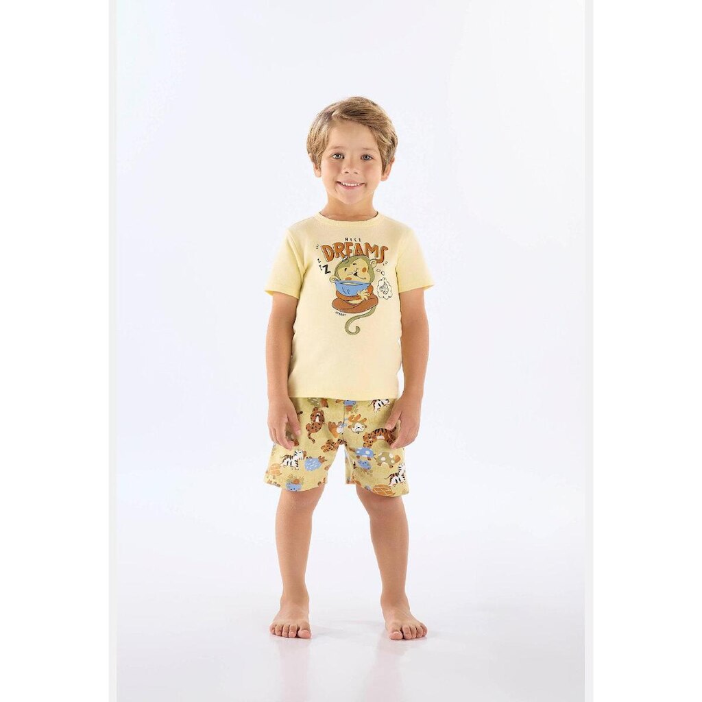 Pijama Infantil Camiseta e Bermuda Up Baby